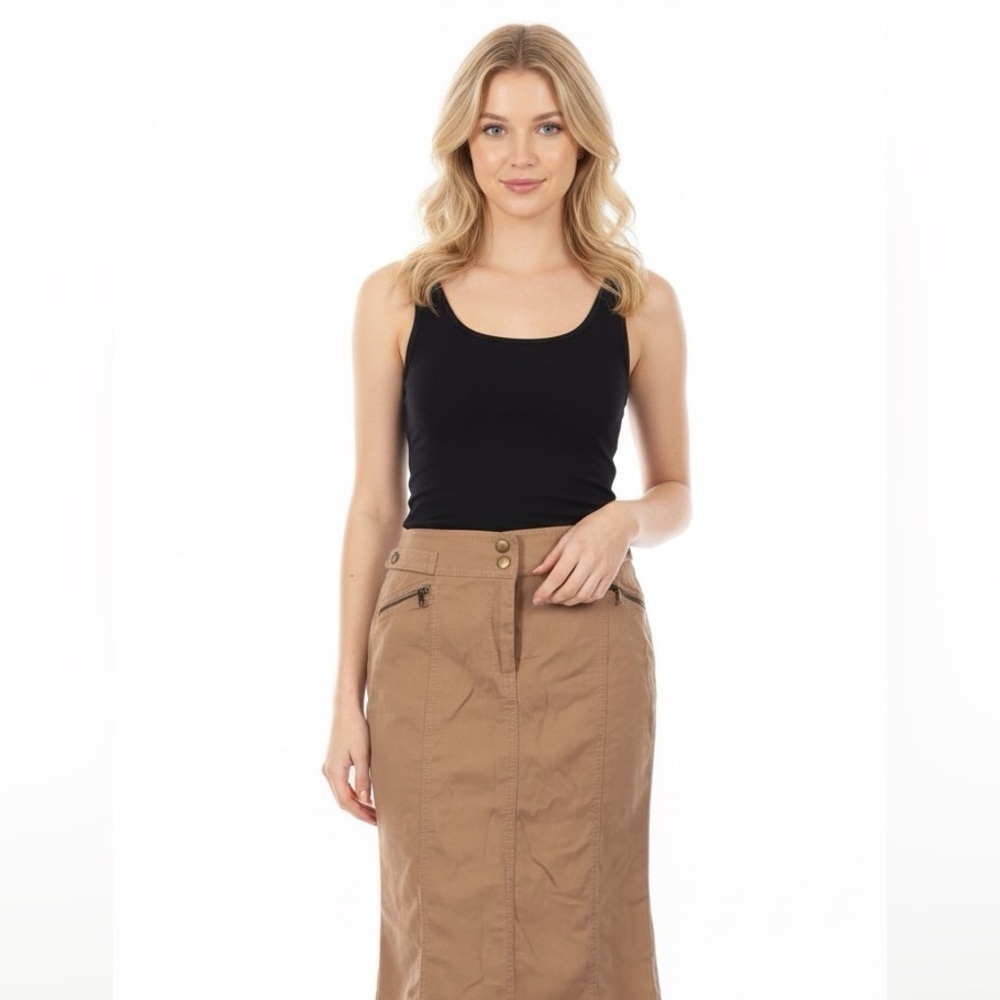 Express size 4 wool pencil career office skirt